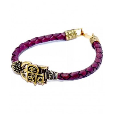 Shri Astha Vinayak Leather Kada