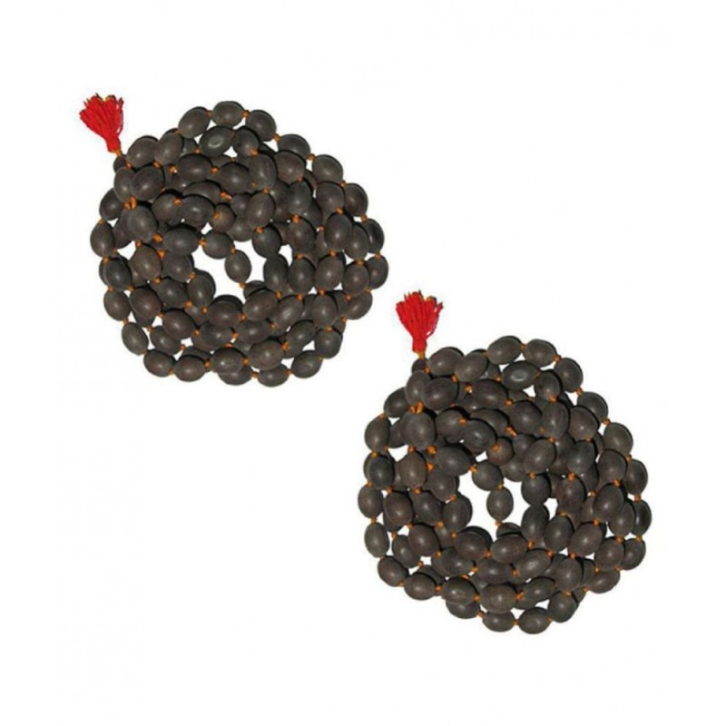 Shri Astha Vinayak Set of two Original 108 Lotus Seeds Kamal Gatta Mala For Japa , Laxmi Pooja and Wearing 33 inch