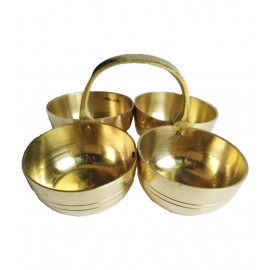 Shriram Traders Brass Kumkum Box