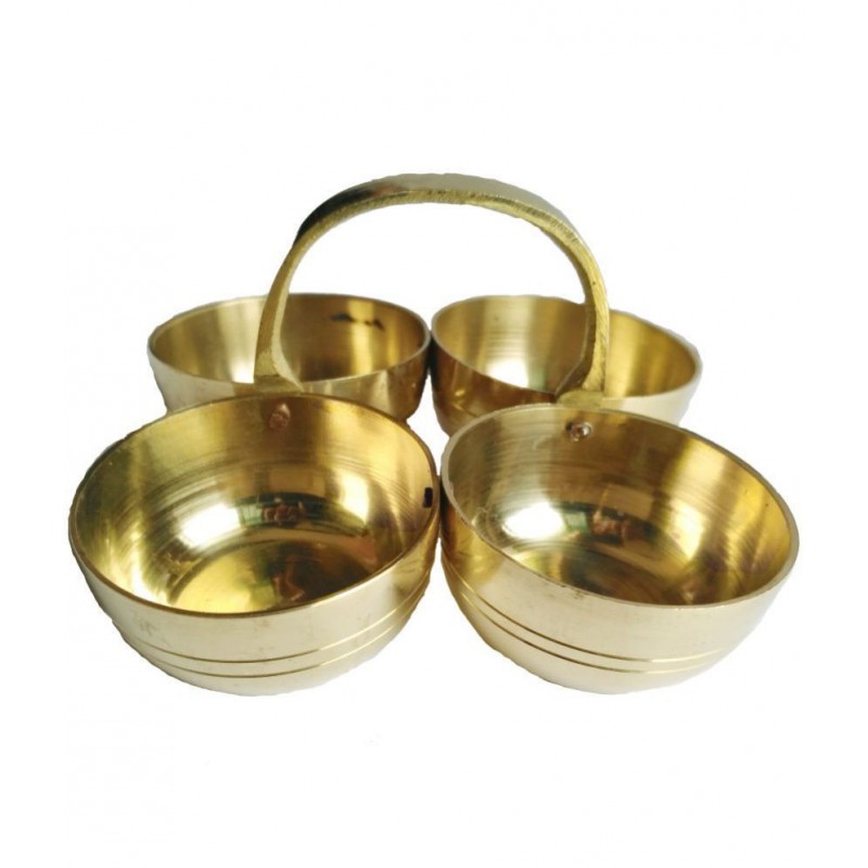 Shriram Traders Brass Kumkum Box