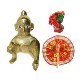 Shriram Traders Laddu Gopal Brass Idol