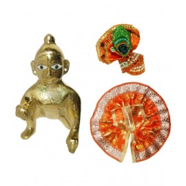 Shriram Traders Laddu Gopal Brass Idol