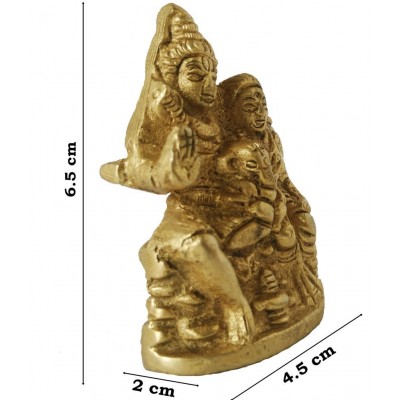Shriram Traders Shiv Family Brass Idol