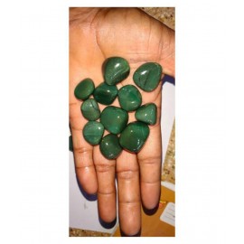 Shweta Crystal 100GM Green Jade Natural Agate Tumble Stone