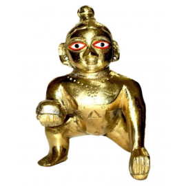Sigma Laddu Gopal Brass Idol ( Size No-1)