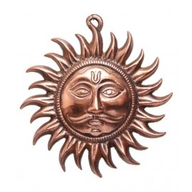 Sigma Vastu Black Metal For Home Surya Bhagwan Wall Hanging