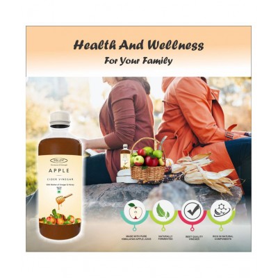 Sinew Nutrition Apple Cider Vinegar Without Mother 350 ml Unflavoured Pack of 2