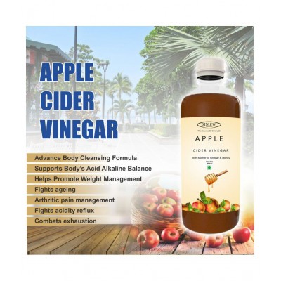 Sinew Nutrition Apple Cider Vinegar Without Mother 350 ml Unflavoured Pack of 2