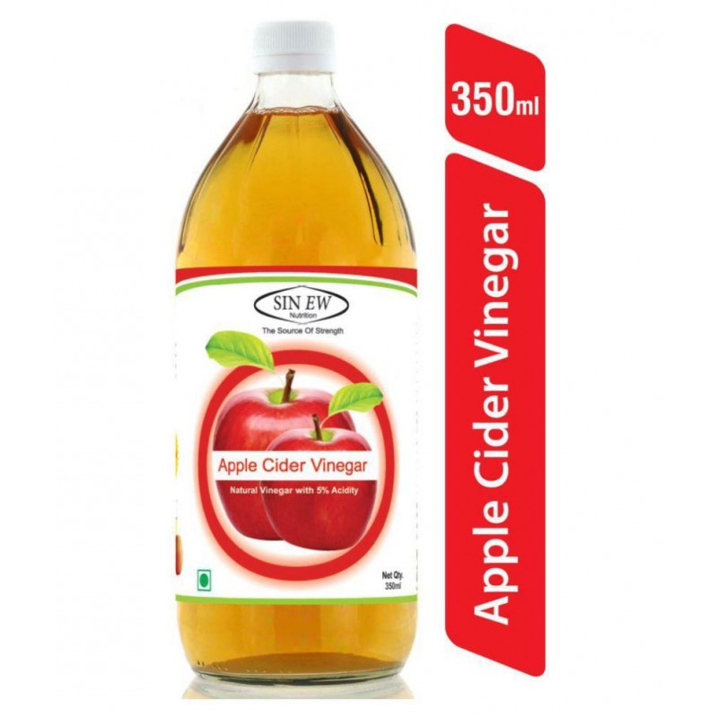 Sinew Nutrition Apple Cider Vinegar Without Mother 350 ml Unflavoured Single Pack
