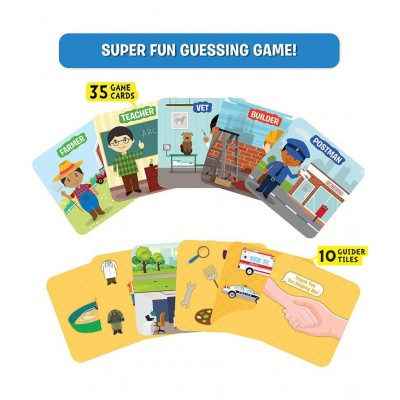 Skillmatics Card Game : Guess in 10 Junior Community Helpers | Gifts, Super Fun & Educational for Ages 3-6