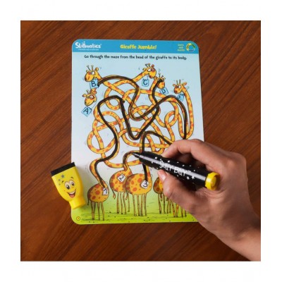 Skillmatics Educational Game : Dots and Mazes | Reusable Activity Mats with Marker Pen | Gifts, Travel Toy & Learning Tool for Ages 3-6