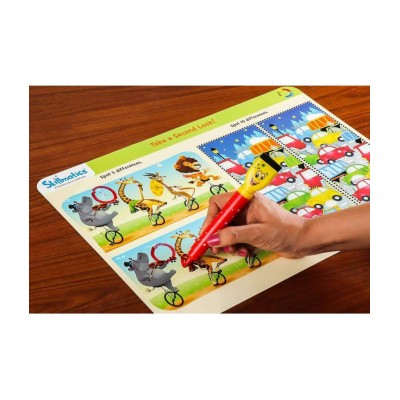 Skillmatics Preschool Champion! | Reusable Activity Mats | Educational Game with 2 Markers | Gifts for Kids Ages 3-6