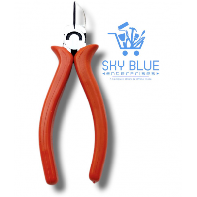 Sky Blue Combination Side Cutter Plier Multipurpose Professional Tool 6 Inch