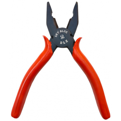 Sky Blue DLX Plier Full Black Multipurpose 6 Inch Plier Orange  Color