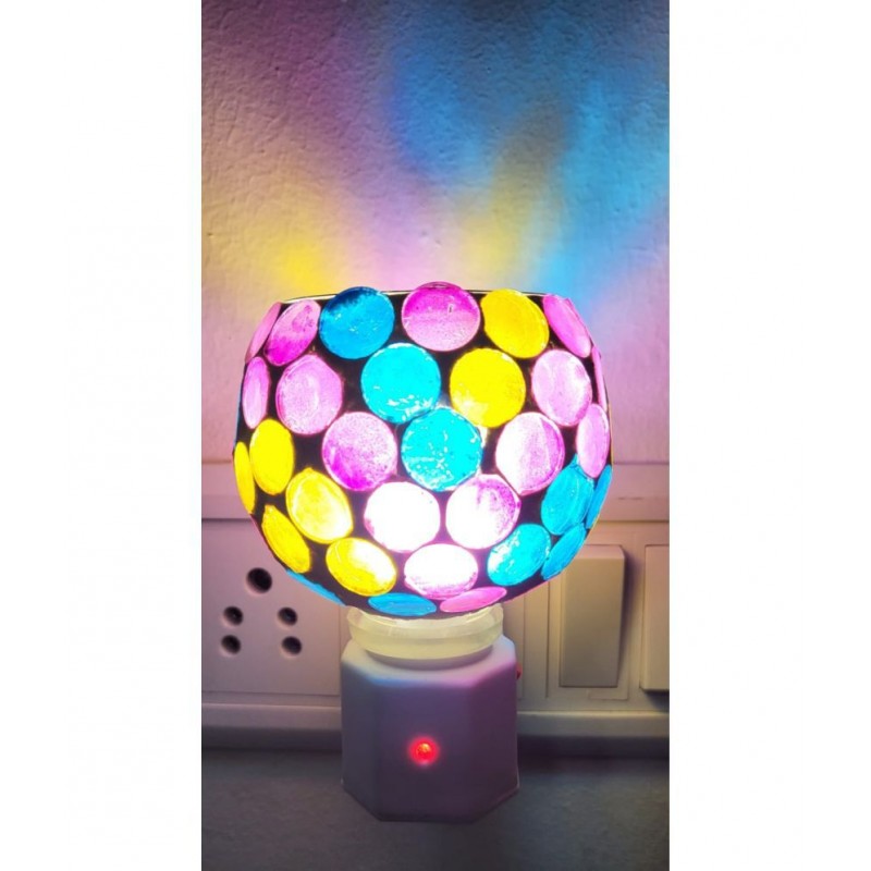 Sky Line - Glass Camphor Stand ( Pack of 1 )