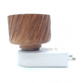 Sky Line Electric Wooden Plug Sesam Wooden Aroma Oil Diffuser for Fragrance Direct Plug-in Incense Burner/Kapoor Dani,Sturdy Plug for Better Support Design as on available
