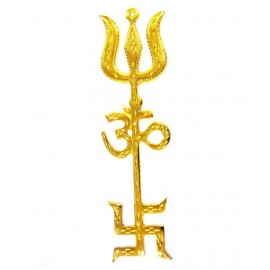 Skyburry parasch Om Swastik Trishul Big Size