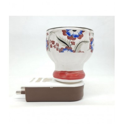 Skys & Ray Electric Ceramic Kapoor Dani Beautiful and Rich Looking Dhoop Dani Direct Plug-in Incense Burner