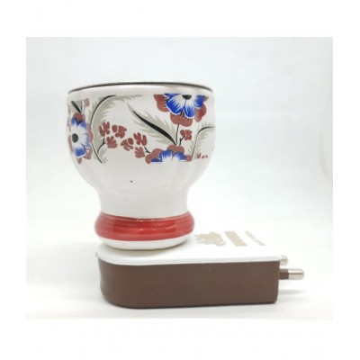 Skys & Ray Electric Ceramic Kapoor Dani Beautiful and Rich Looking Dhoop Dani Direct Plug-in Incense Burner