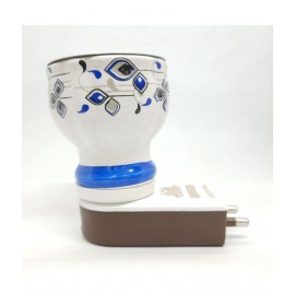 Skys & Ray Electric Ceramic Kapoor Dani Beautiful and Rich Looking Dhoop Dani Direct Plug-in Incense Burner