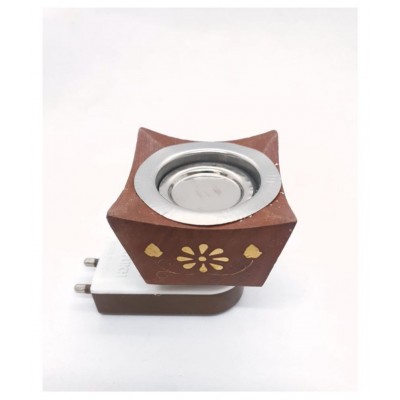 Skys and Ray Electric Wooden Brass inlay work Kapoor Dani Beautiful and Rich Looking DhoopDani