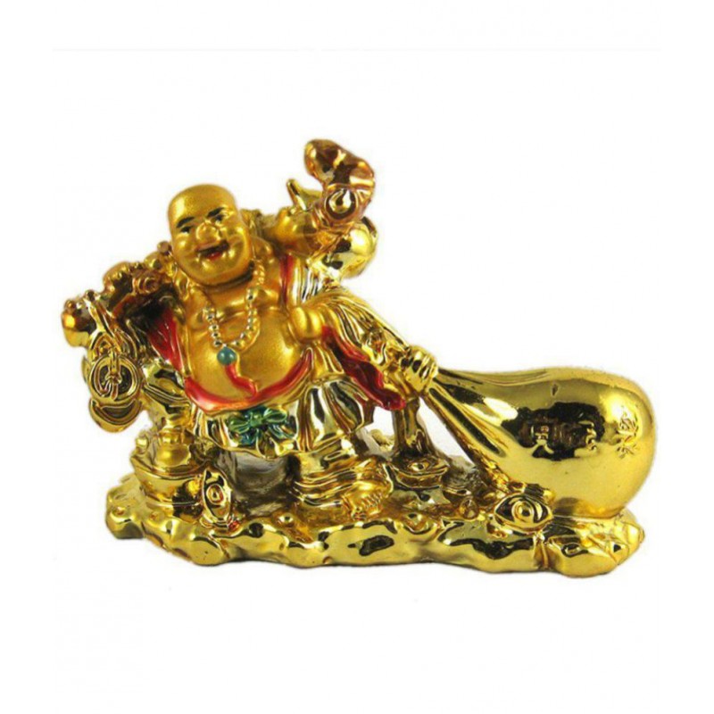 Snaya Collection Feng Shui Laughing Buddha Drag The Money Potli