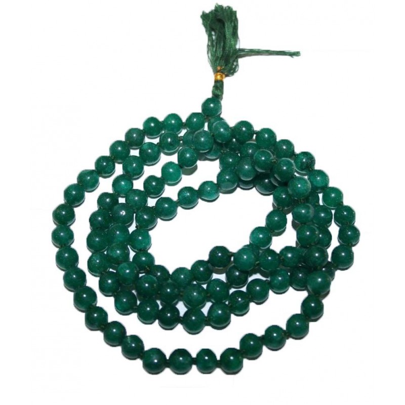 Sobhagya Green 108 Beads Mala
