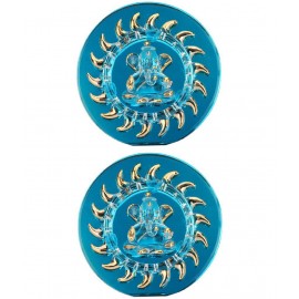 Somil Blue Glass Figurines 10 - Pack of 2