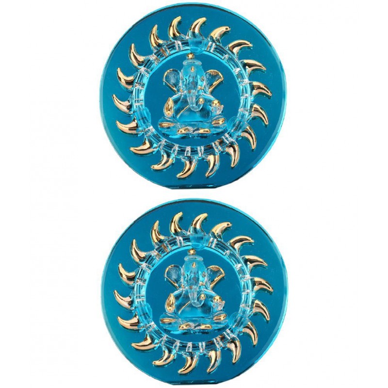 Somil Blue Glass Figurines 10 - Pack of 2