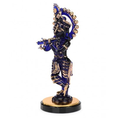 Somil Blue Glass Handicraft Showpiece - Pack of 1