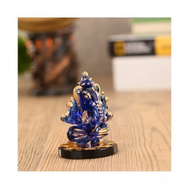 Somil Blue Glass Handicraft Showpiece - Pack of 1