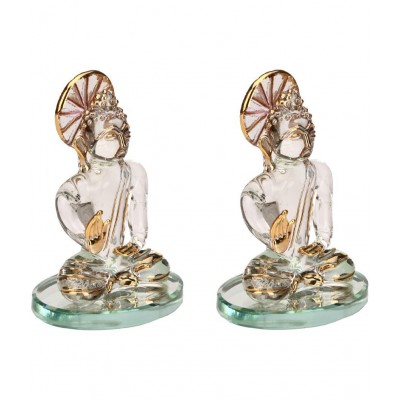 Somil Multicolour Glass Figurines 10 - Pack of 2