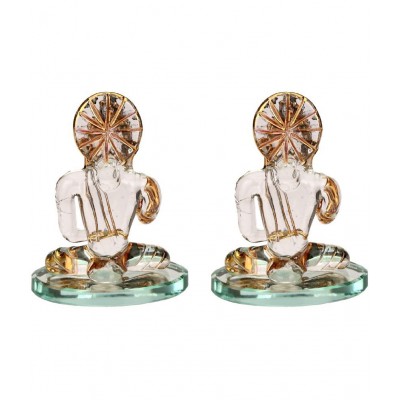 Somil Multicolour Glass Figurines 10 - Pack of 2