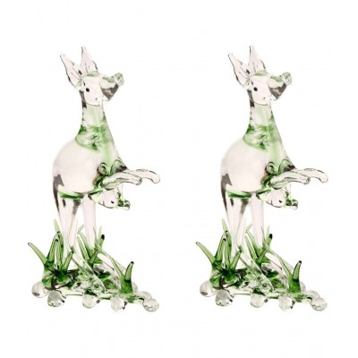 Somil Multicolour Glass Figurines 12 - Pack of 2