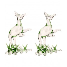 Somil Multicolour Glass Figurines 12 - Pack of 2