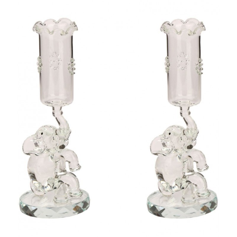 Somil Multicolour Glass Figurines 12 - Pack of 2