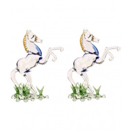 Somil Multicolour Glass Figurines 13 - Pack of 2