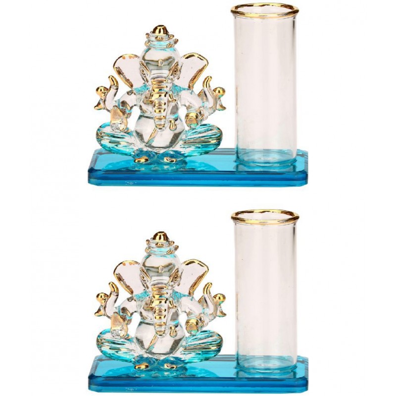 Somil Multicolour Glass Figurines 8 - Pack of 2