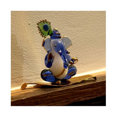 Somil Multicolour Glass Handicraft Showpiece - Pack of 1