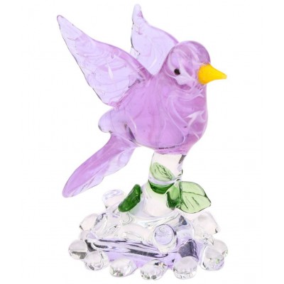 Somil Purple Glass Figurines 8 - Pack of 1