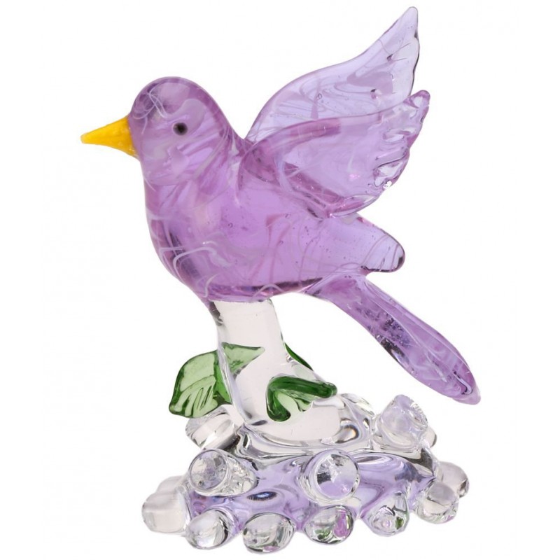 Somil Purple Glass Figurines 8 - Pack of 1