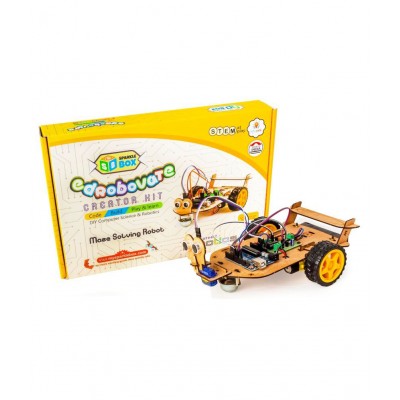 Sparklebox DIY Maze Solving Robot Kit| Ideal for Age 9 years and above | Educational and Learning Kit | Robotic kit for Kids