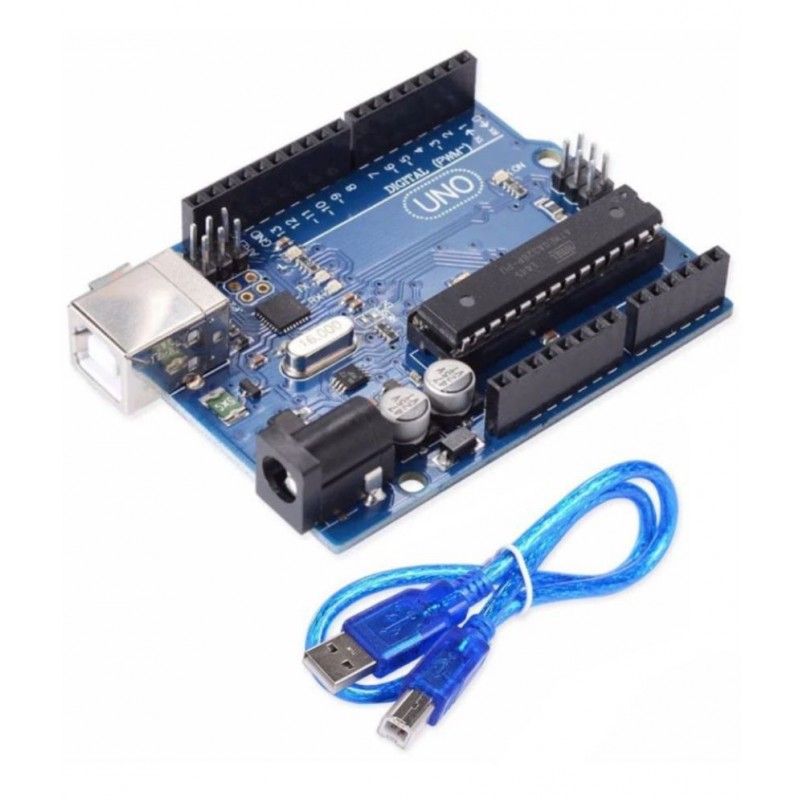 Sparklebox Programmable Microcontroller with USB wire| Arduino Uno with USB Cable| Uno Board with ATmega328 chip