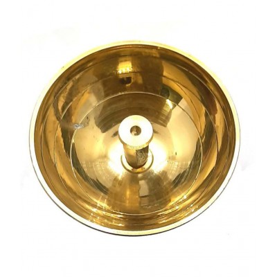 Spherulemuster Akhand Jyoti Deepak with Panchpatra for Pooja Purpose-Set of 2