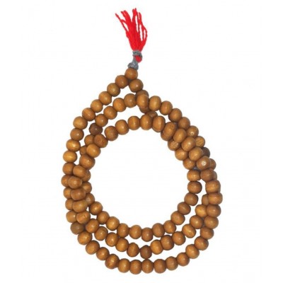 Spherulemuster Combo of Chandan Jap Malas in Red/White/Brown/Badami -Set of 4