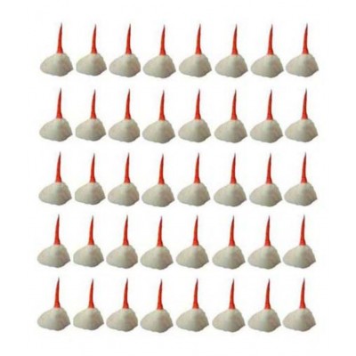 Spherulemuster Mitti Designer Diya/Deepak for Pooja Set of (15 pc Diya) with Diya batti (50pc)-Clay Material