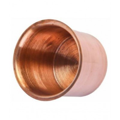 Spherulemuster Panch Patra for Pooja with Achmani Pali-Copper (5.5cm)-Set of 4