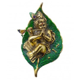 Spherulemuster Patta Bal Gopal with murli- Metal