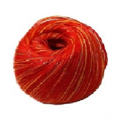 Spherulemuster Tulsi Mala (108+1) Beads Orange Thread with Cotton Kalwa and Chandan Tika