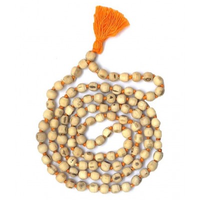 Spherulemuster Tulsi Mala Original (108+1) Beads with Original Kanthi Mala (1 Round) with Chandan Tika